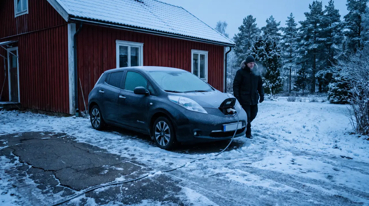 Elbilens räckvidd på vintern – så mycket tappar du