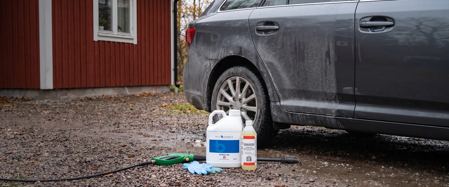 Alkalisk avfettning bäst i test 2026: 6 spädbara medel jämförda